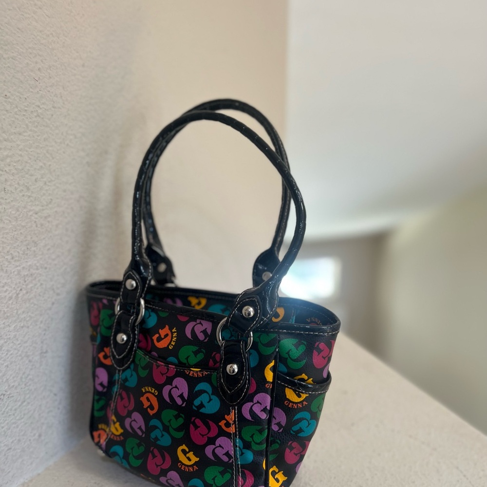 Genna by Anna De Rossi multicoloured handbag #y2k #festival tote bag - Picture 6 of 15